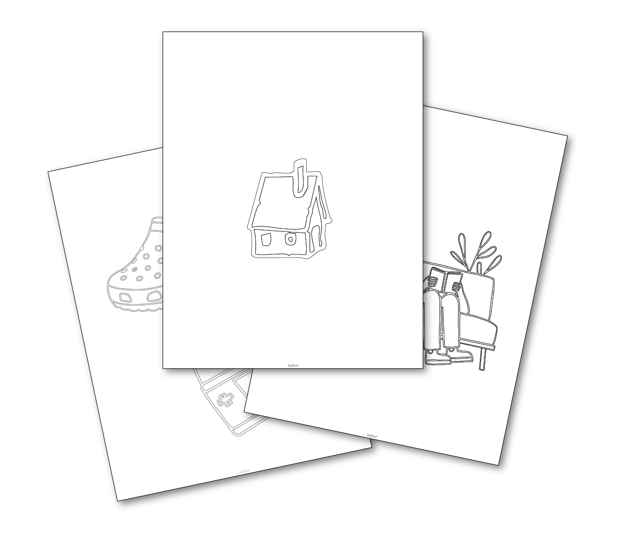 Kaind Casa - Icons to color