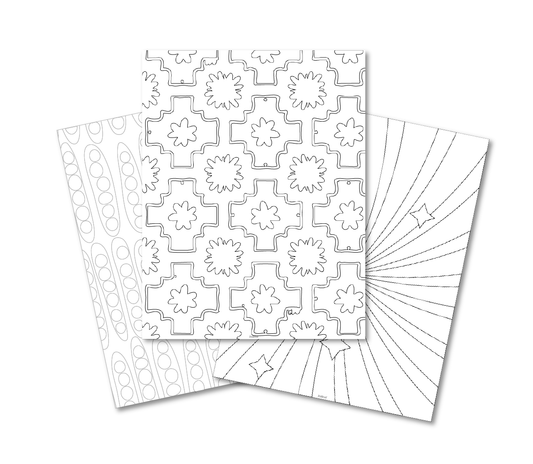 HI Patterns l 40-pages to color in